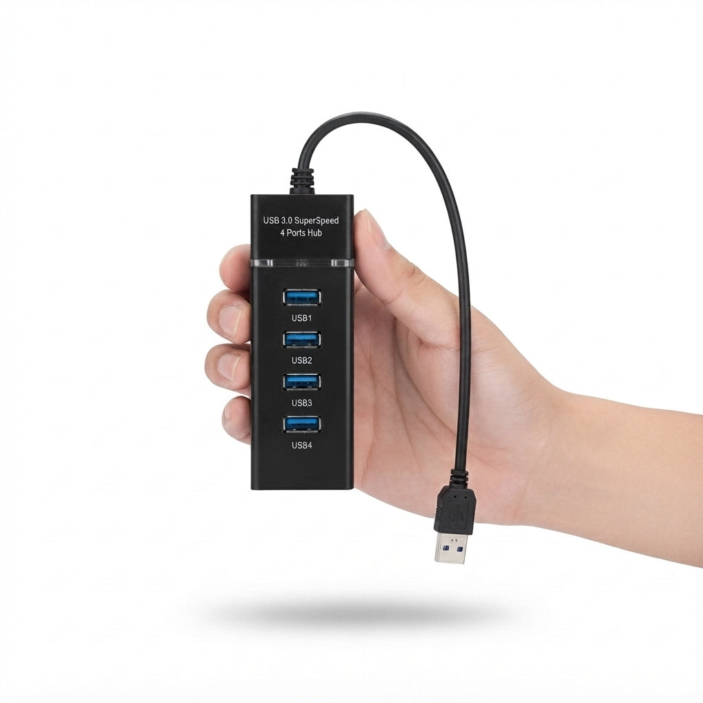 USB 3.0 SuperSpeed 4-Port Hub